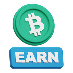 bitcoin cash crypto 3d icon isolated on the transparent background