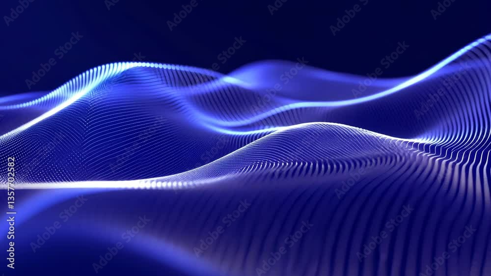 Poster dynamic navy blue abstract background with diagonal lines and shapes generative ai