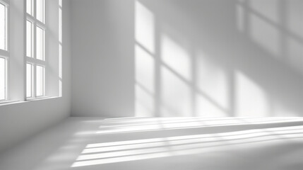  Elegant Window Light Casting on Wall – Use in Interior Design and Editorial Layouts