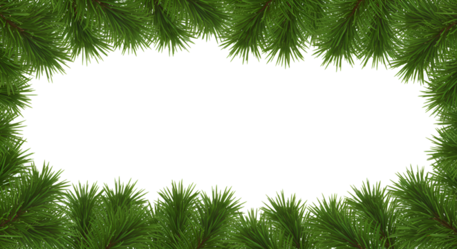 Palm leaves leaf frame border design isolated on white background. Palm branches summer design element. 