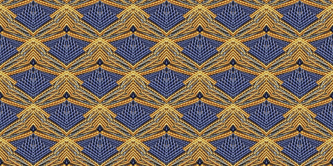 Seamless Ethnic Embroidery. Traditional Strips