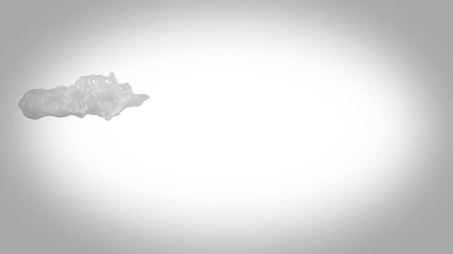 milk splash flow on white bg super slow motion