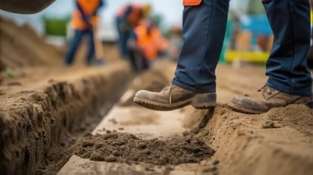 Closeup of a network splicers toolbox filled with specialized tools such as strippers and cleavers showcasing the essential gear used for fiber optic network assembly.