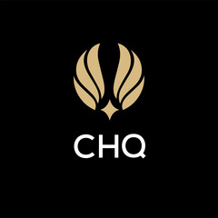 CHQ creative minimalist letter logo.
