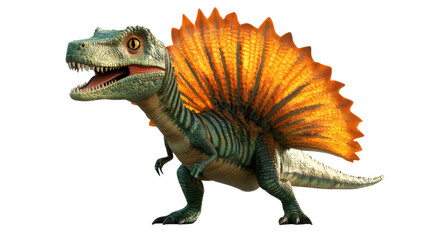 Obraz premium tyrannosaurus rex dinosaur on transparant background 