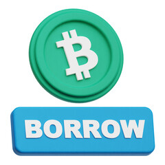 bitcoin cash crypto 3d icon isolated on the transparent background