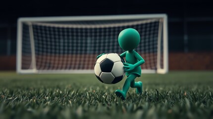 Fototapeta premium Little Soccer