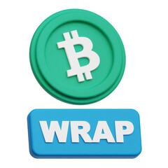 bitcoin cash crypto 3d icon isolated on the transparent background