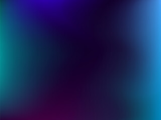 Gradient, dark blue tones. Shades of blue, blue, green colors. Space, galaxies Night sky Universe