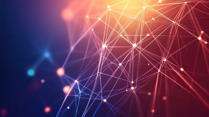 Glowing lines and geometric shapes in a soft gradient, symbolizing modern creativity and abstract innovation.
