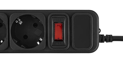 Fototapeta premium Practical surge protector with overload and short-circuit protection.