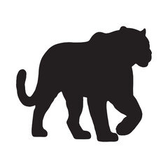Leopard Silhouette Vector - High-Resolution Digital Art - Leopard Vector - Leopard Icon - Leopard Illustration

