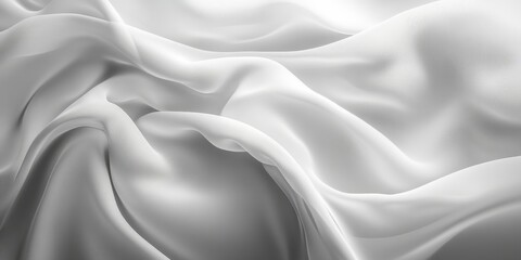 Obraz premium Elegant White Fabric Texture