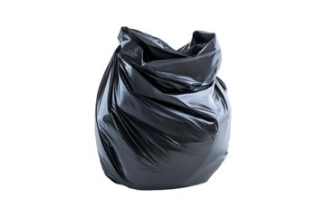 Garbage bag Isolated on White and Transparent Background PNG Image.