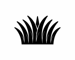 creative details Riverbank Grass Icon vector illustration