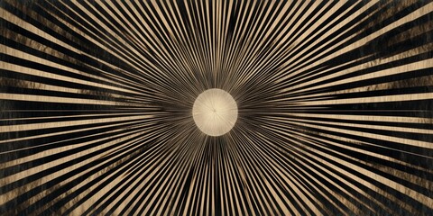 Obraz premium Abstract Sunburst Graphic Design