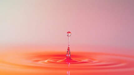 Closeup of water droplets in midair from fountain in sparkling clarity