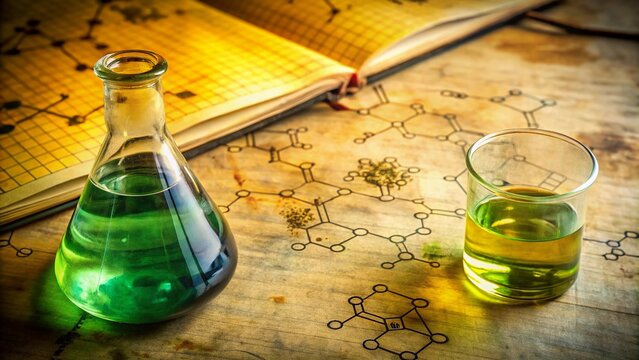 Stock Photo: Chemical Formula Disulfur Decafluoride - Science, Chemistry, Education