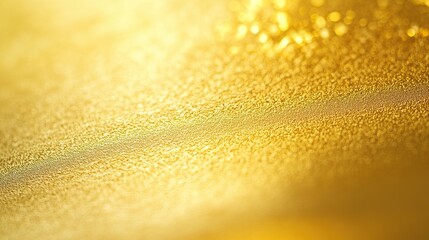 Golden Foil Texture with Subtle Reflections, Abstract Warmth and Blurred Edges
