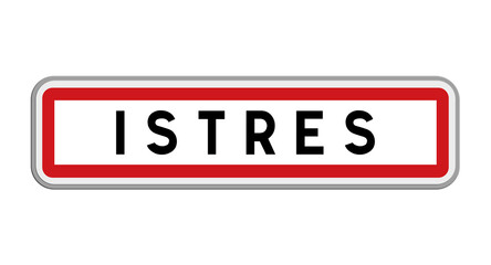 Panneau de Istres, Bouches-du-Rhône, Provence-Alpes-Côte d'Azur