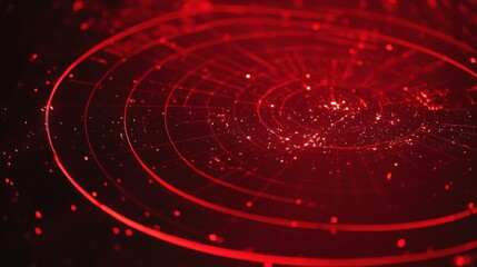 Obraz premium Abstract Circular Display