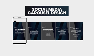 Logo carousel design layout. Vector illustrator. © artgraphz