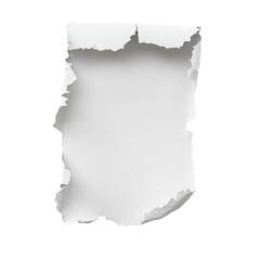 Naklejka premium Torn Paper Reveals a Hidden White Space Intriguing and Mysterious Secret
