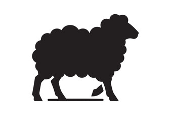 Sheep silhouette Vector