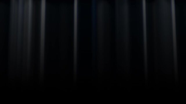 Tyndall Effect Light Rays - Underwater Simulation with Blue-White Beams on Black Background (ProRes 422)