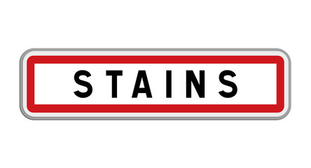 Panneau de Stains, Seine-Saint-Denis, Île-de-France