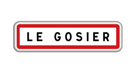 Panneau de Le Gosier, Guadeloupe