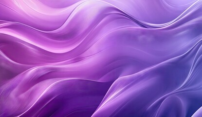 Obraz premium Abstract purple and pink flowing wave pattern