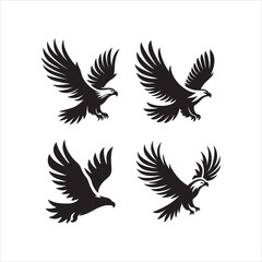 Fototapeta premium Egal black and white vector 