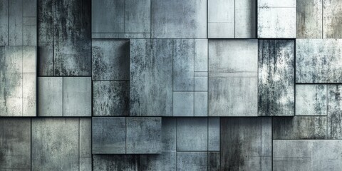 Naklejka premium Modern Concrete Wall Design