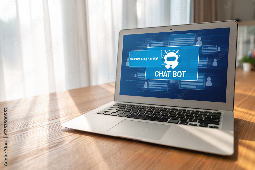 Poster chatbot software application for modish online business that automatically reply to customer questio