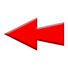 Obraz premium red arrow sign