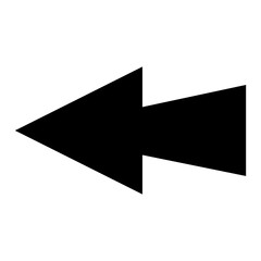 black arrow icon