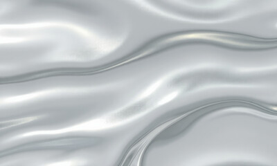 Obraz premium smooth silver liquid texture flows gracefully, creating elegant and modern appearance. reflective surface adds depth and sophistication, perfect for various design applications