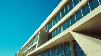 Fototapeta premium The Department of Energy headquarters with a bold, geometric design