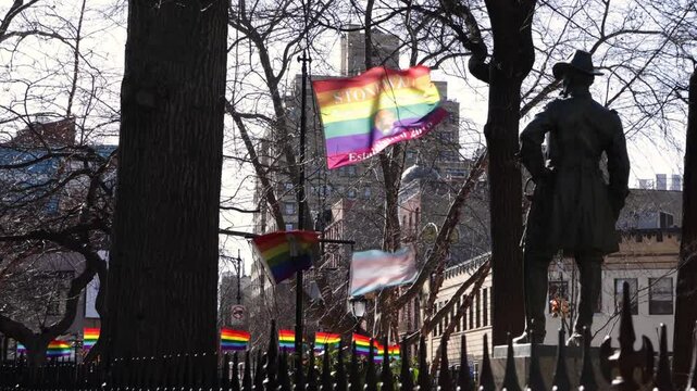 Stonewall monument in NYC