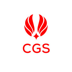 CGS creative minimalist letter logo.