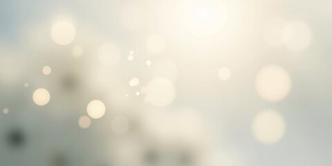 Bokeh light blurs background with white copy space, ideal for fresh and vibrant design projects. Defocused Lights Background with Lens Flare	
