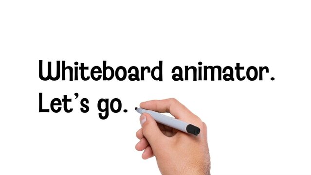 Whiteboard Animator for Text
