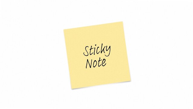 Square Sticky Note