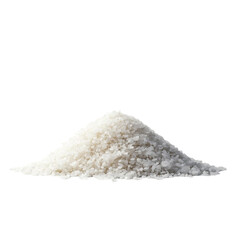 A mound of white rice clean and pure a staple food