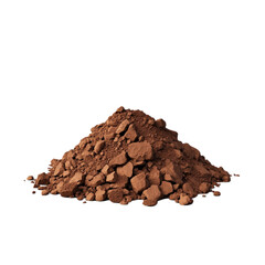 A pile of rich dark brown earth earthy tones texture natural material