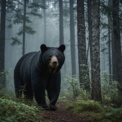 brown bear in the forest