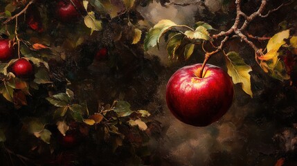 Forbidden Fruit Temptation. Generative AI