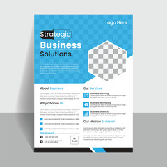 Eye catching modern business flyer design