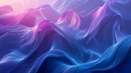 Obraz premium Modern Gradient Abstract Background with Smooth Flowing Blue and Purple Waves – High-Quality Digital Design for Wallpapers and Branding